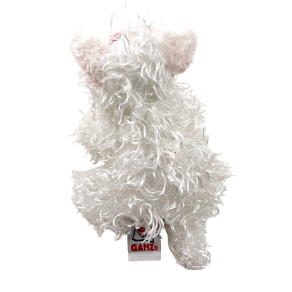Webkinz White Fuzzy Terrier Ganz Puppy Dog Stuffed Animal Plush Soft Toy No Code - Picture 8 of 11
